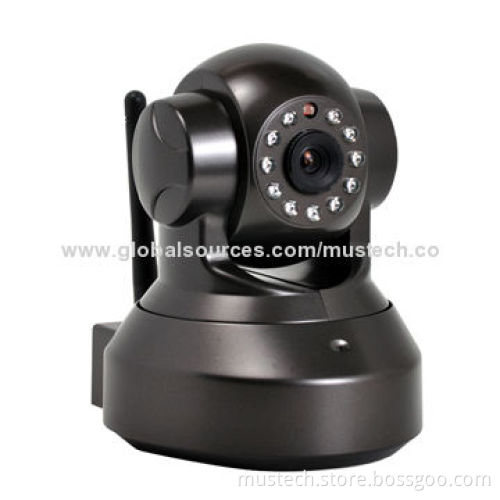 0.3MP, MJEPG, P2P, Wireless, Embedded Mic and Speaker IP Camera, Plug-and-play FunctionNew